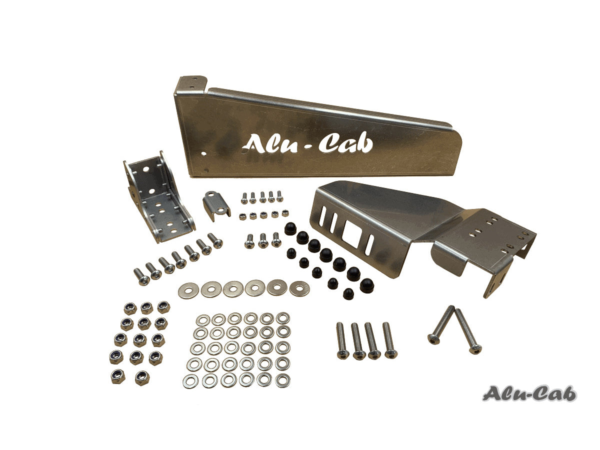 Support Auvent 270° / 180° Alu-Cab sur Galerie Pioneer Rhino Rack sur Xperts4x4 Accessoires 4x4 Off-Road