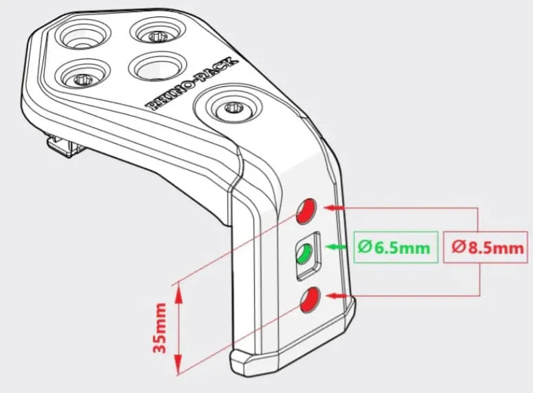Kit installation rapide Rhinorack - pour Galerie/barre sur Xperts4x4 Accessoires 4x4 Off-Road