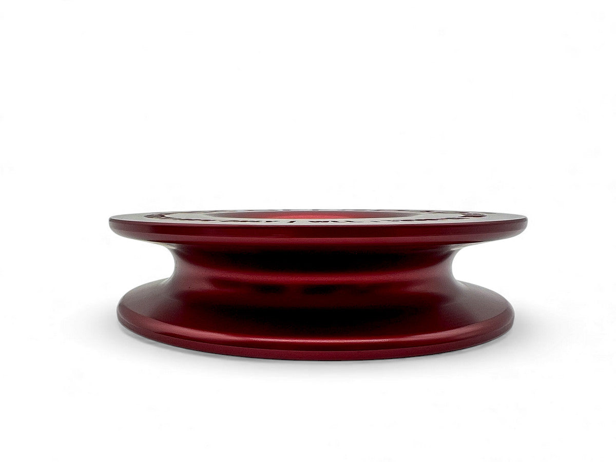 Anneau de treuillage alu 13.5T Ø148mm rouge avec etui N4-Offroad sur Xperts4x4 Accessoires 4x4 Off-Road