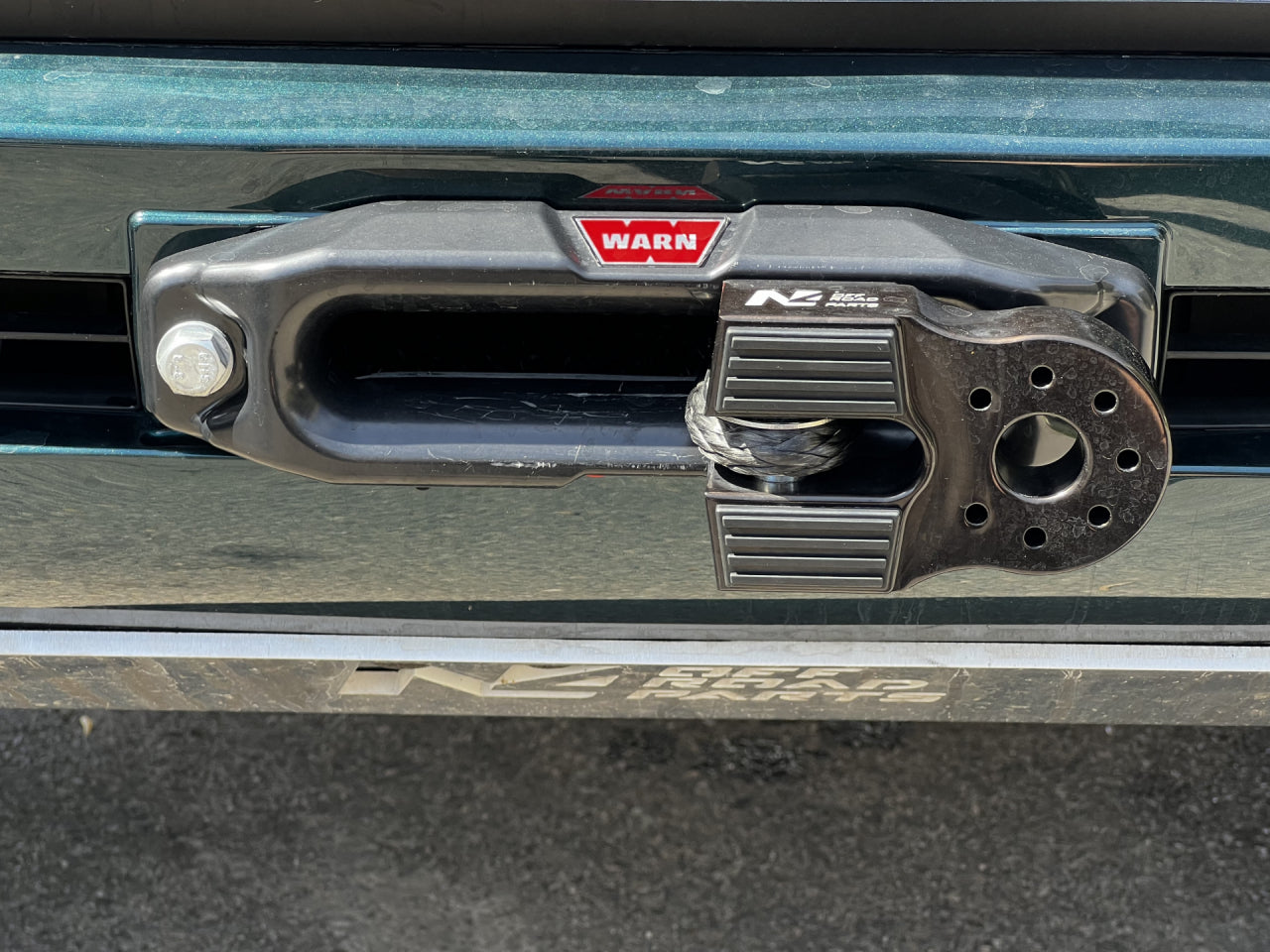 Arrêt de corde 10T alu noir pour manille rigide N4-Offroad sur Xperts4x4 Accessoires 4x4 Off-Road