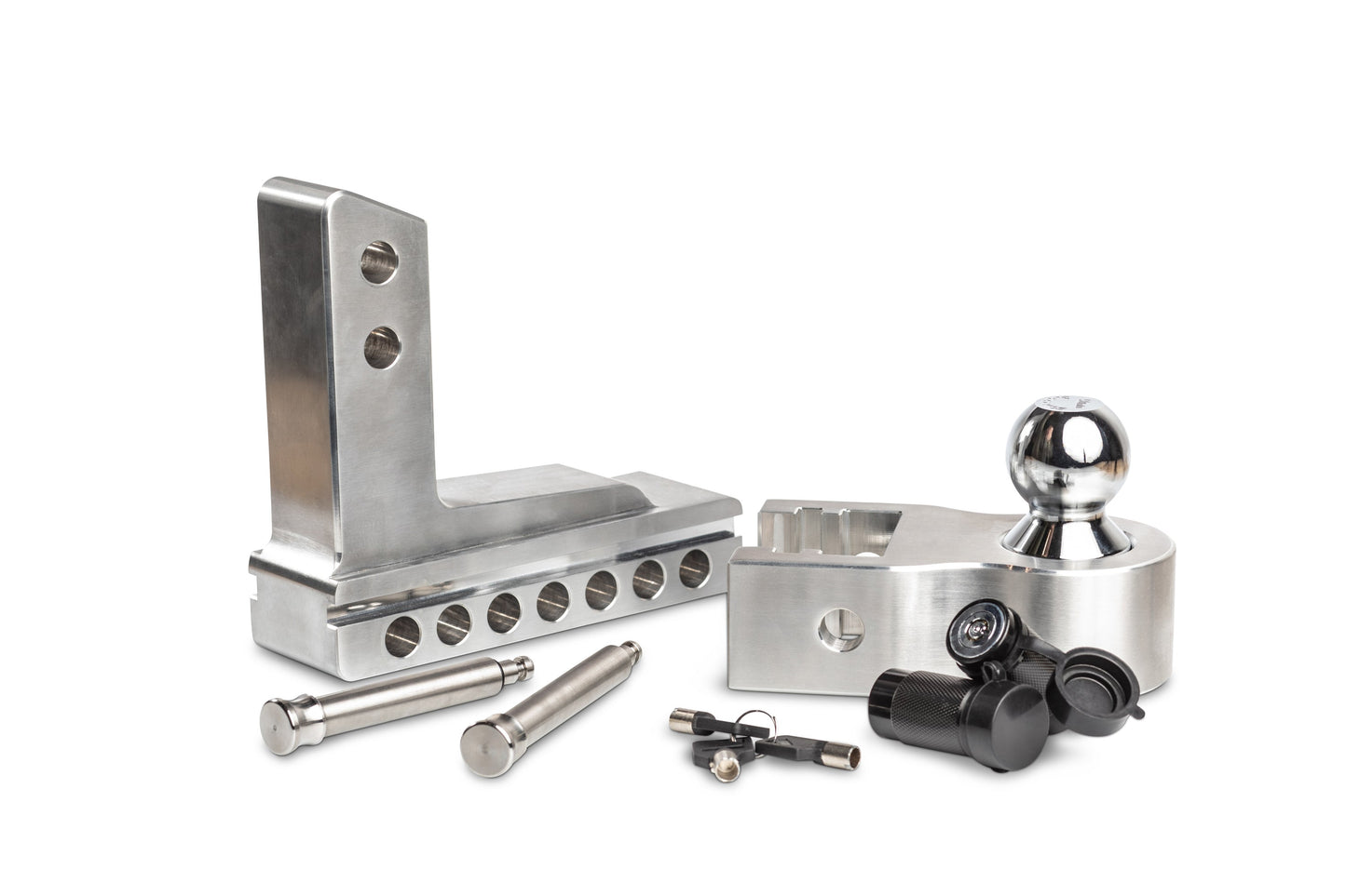 Attelage Carré US Aluminium Ajustable 10" – 3600 kg | CORE sur Xperts4x4 Accessoires 4x4 Off-Road