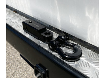 Barre attelage remorquage 50mm acier avec manille de traction 4.7T N4-Offroad sur Xperts4x4 Accessoires 4x4 Off-Road