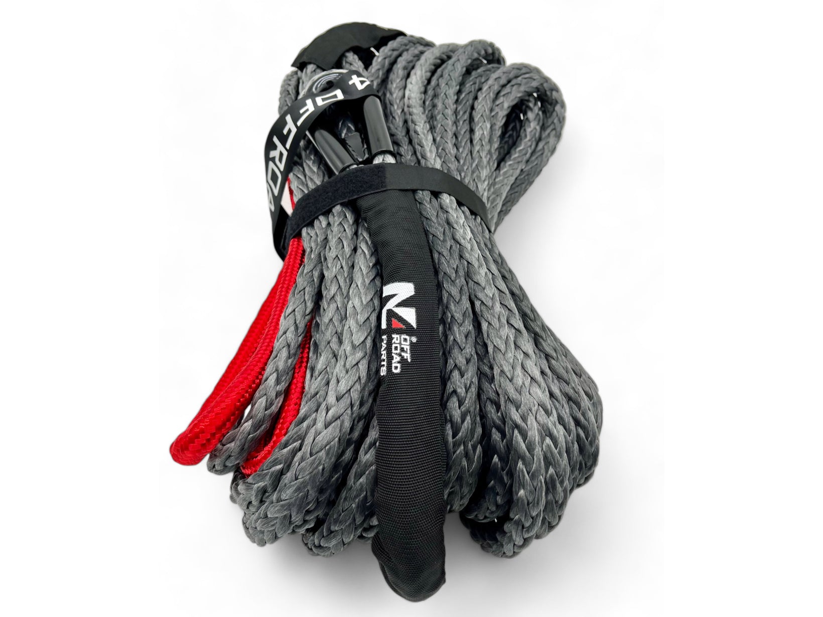 Corde synthétique de treuil 12mm x 28M - Jusqu'à 6.8T N4-Offroad sur Xperts4x4 Accessoires 4x4 Off-Road