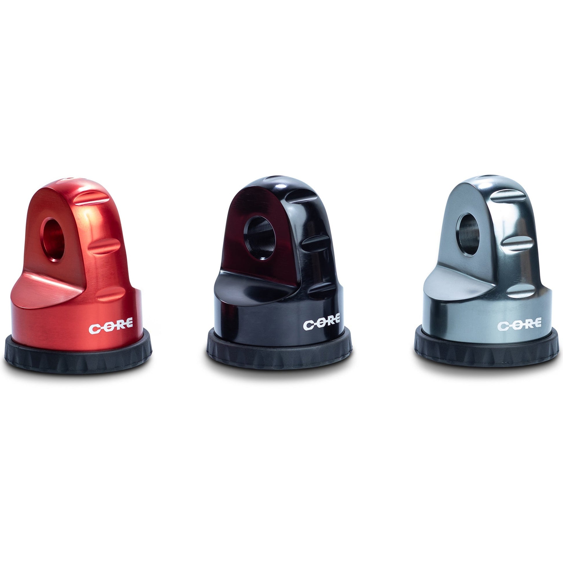 CORE Arrêt Câble de Treuil Aluminium 12T – Titane / Rouge / Noir sur Xperts4x4 Accessoires 4x4 Off-Road