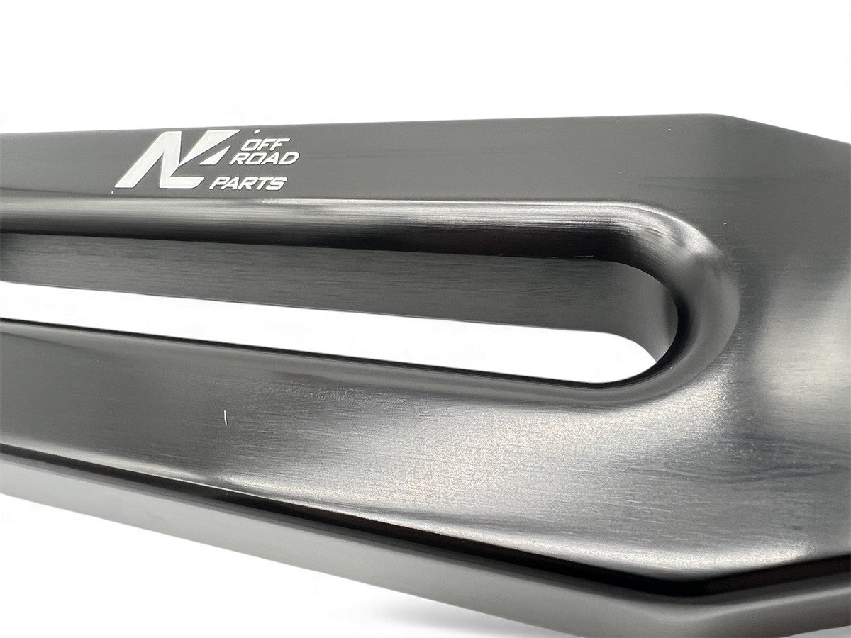 Ecubier aluminium noir pour corde de treuil synthétique N4-Offroad sur Xperts4x4 Accessoires 4x4 Off-Road