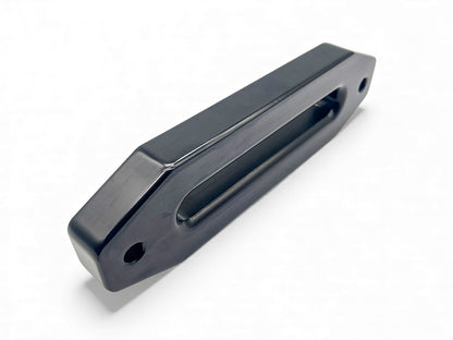 Ecubier aluminium noir pour corde de treuil synthétique N4-Offroad sur Xperts4x4 Accessoires 4x4 Off-Road