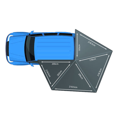 Auvent 270° Autoportant Overland | BULLFACE sur Xperts4x4 Accessoires 4x4 Off-Road