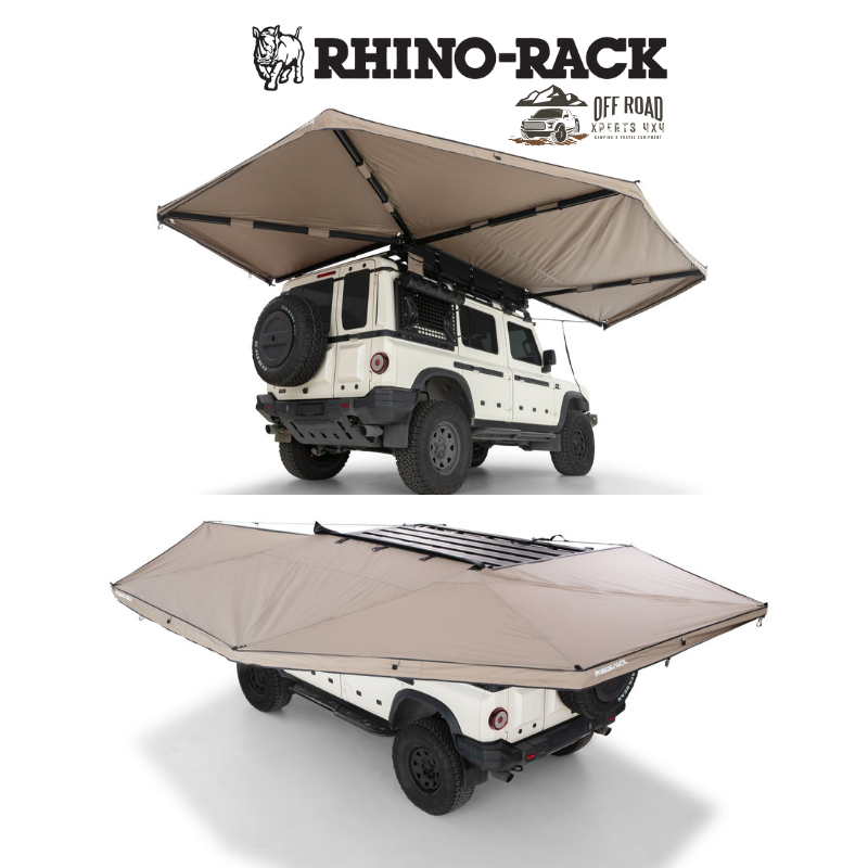 Auvent 270° Rhino-Rack Batwing Autoportant Latéral | Gauche sur Xperts4x4 Accessoires 4x4 Off-Road