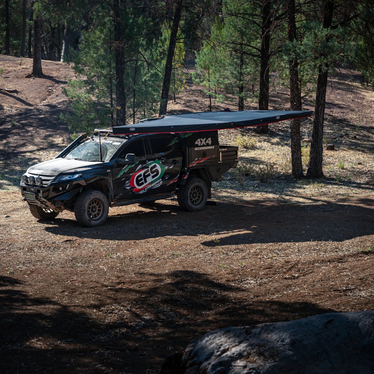 Auvent 270° XL Autoportant - YA'MATE EFS - Auvent Circulaire sur Xperts4x4 Accessoires 4x4 Off-Road