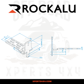 Auvent 270° XL - Rockalu 450 Autoportant (GEN 2) avec LED | DROITE sur Xperts4x4 Accessoires 4x4 Off-Road