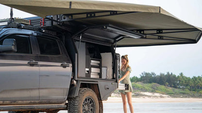 Auvent 270° XT MAX The Bush Company – Auto-Portant 4x4 sur Xperts4x4 Accessoires 4x4 Off-Road