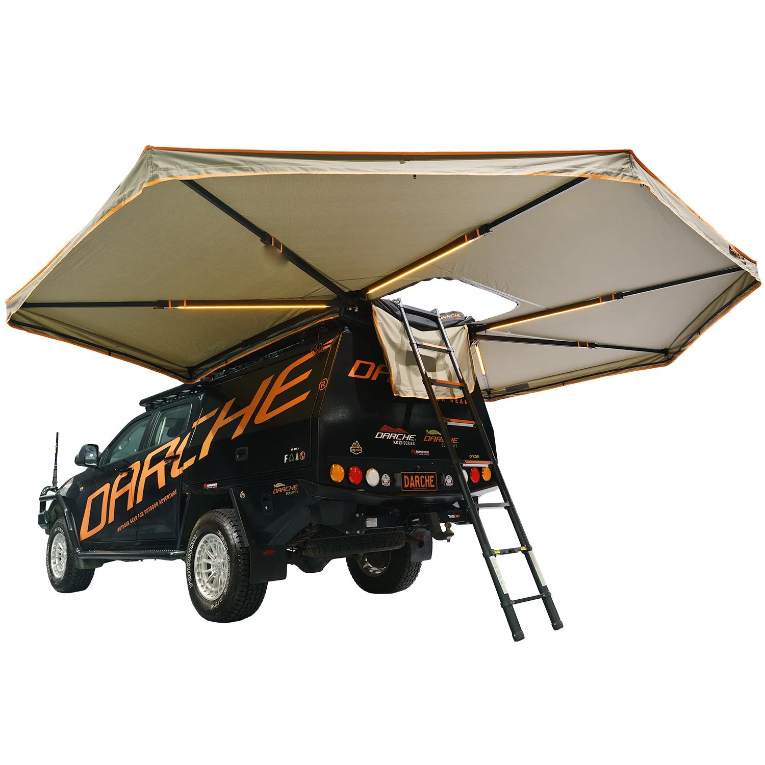 Auvent 360° Autoportant avec Accès Tente de Toit - DARCHE sur Xperts4x4 Accessoires 4x4 Off-Road