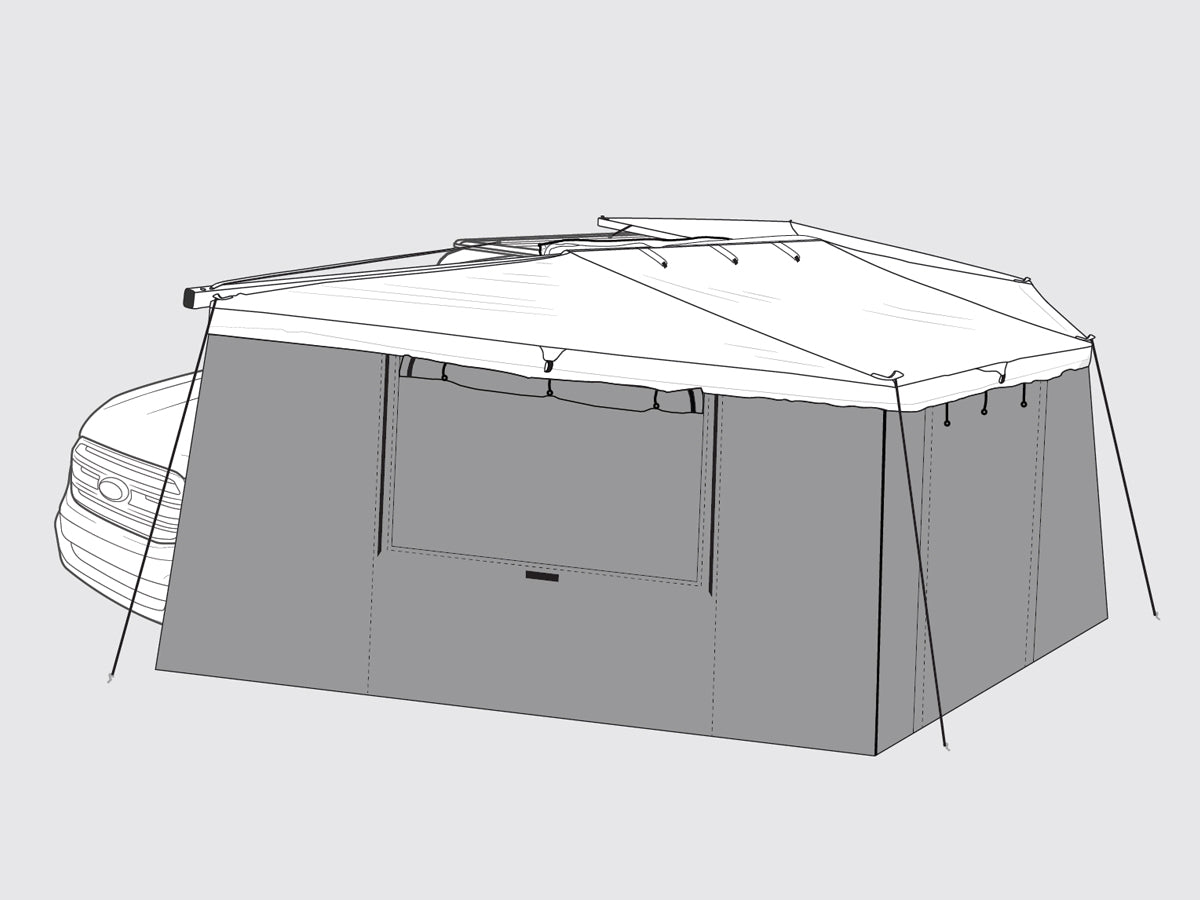 Kit Parois Auvent Batwing 270° Autoportant Rhino-Rack sur Xperts4x4 Accessoires 4x4 Off-Road
