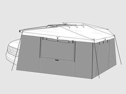 Pack Auvent 270° Auto-portant + Parois Rhino-Rack | Côté Gauche sur Xperts4x4 Accessoires 4x4 Off-Road
