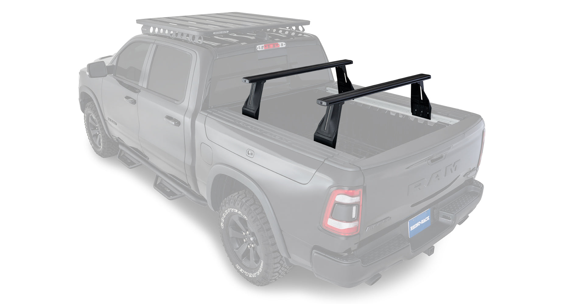 Kit 2 barres de benne 1260 mm système Reconn-Deck Dodge Ram - RHINO-RACK sur Xperts4x4 Accessoires 4x4 Off-Road