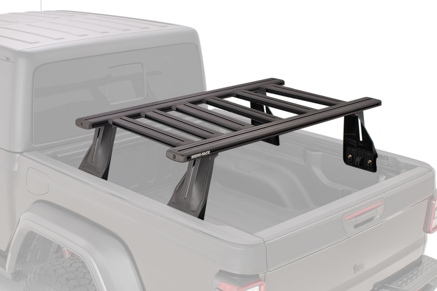 Kit de 2 barres de toit et 6 barres transversales RHINO-RACK pour Dodge Ram 2500/3500 Gen IV, solide et pratique.