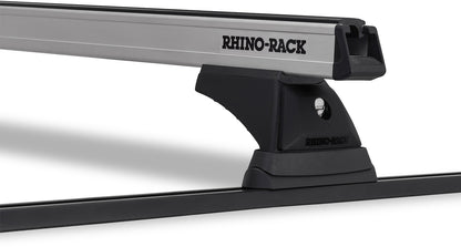 Kit 2 barres de toit noires RHINO-RACK pour Mitsubishi Pajero NM-NP 2000-2006, barres de toit robustes de 1250mm.