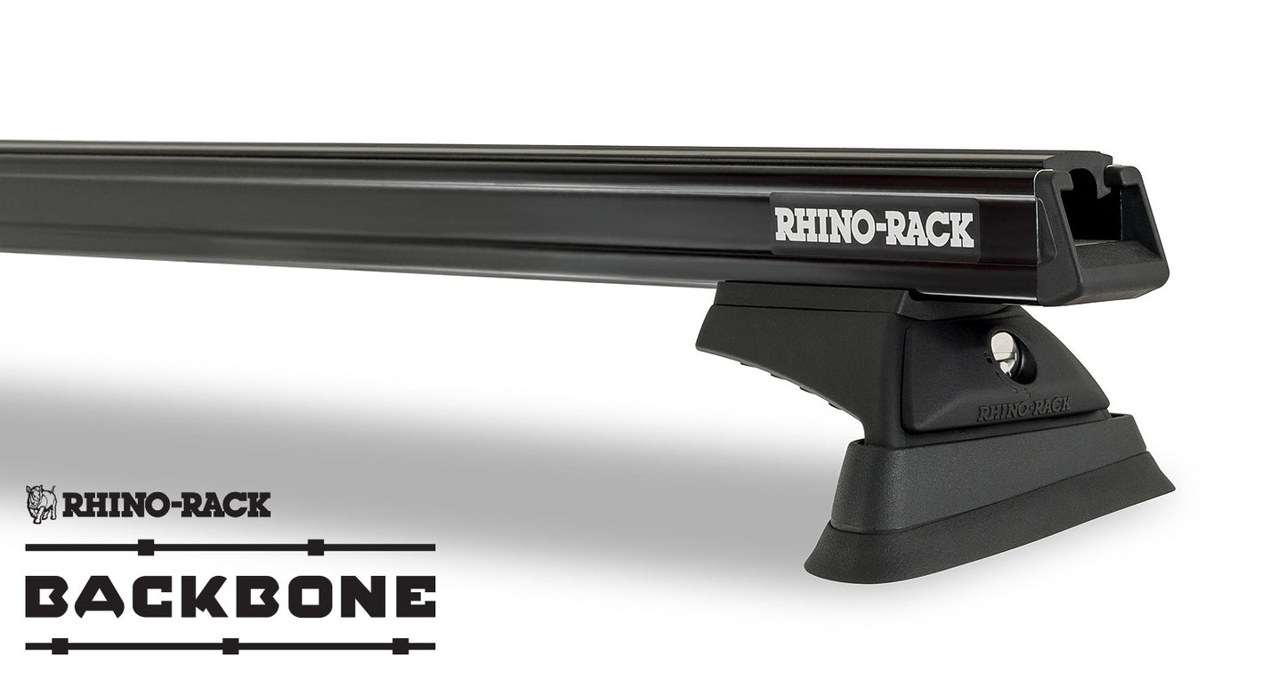 Kit de 2 barres de toit noires de 1500mm pour Jeep Wrangler JK 2011-2019, robuste et compatible avec RHINO-RACK.
