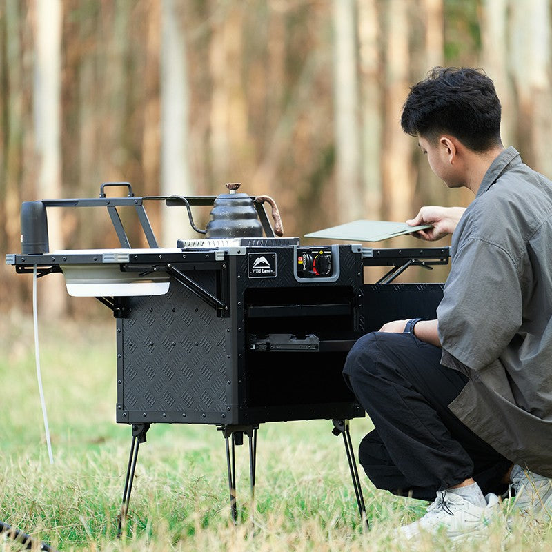 Cuisine Camping Pliable WildLand | Compacte & Tout-en-Un sur Xperts4x4 Accessoires 4x4 Off-Road