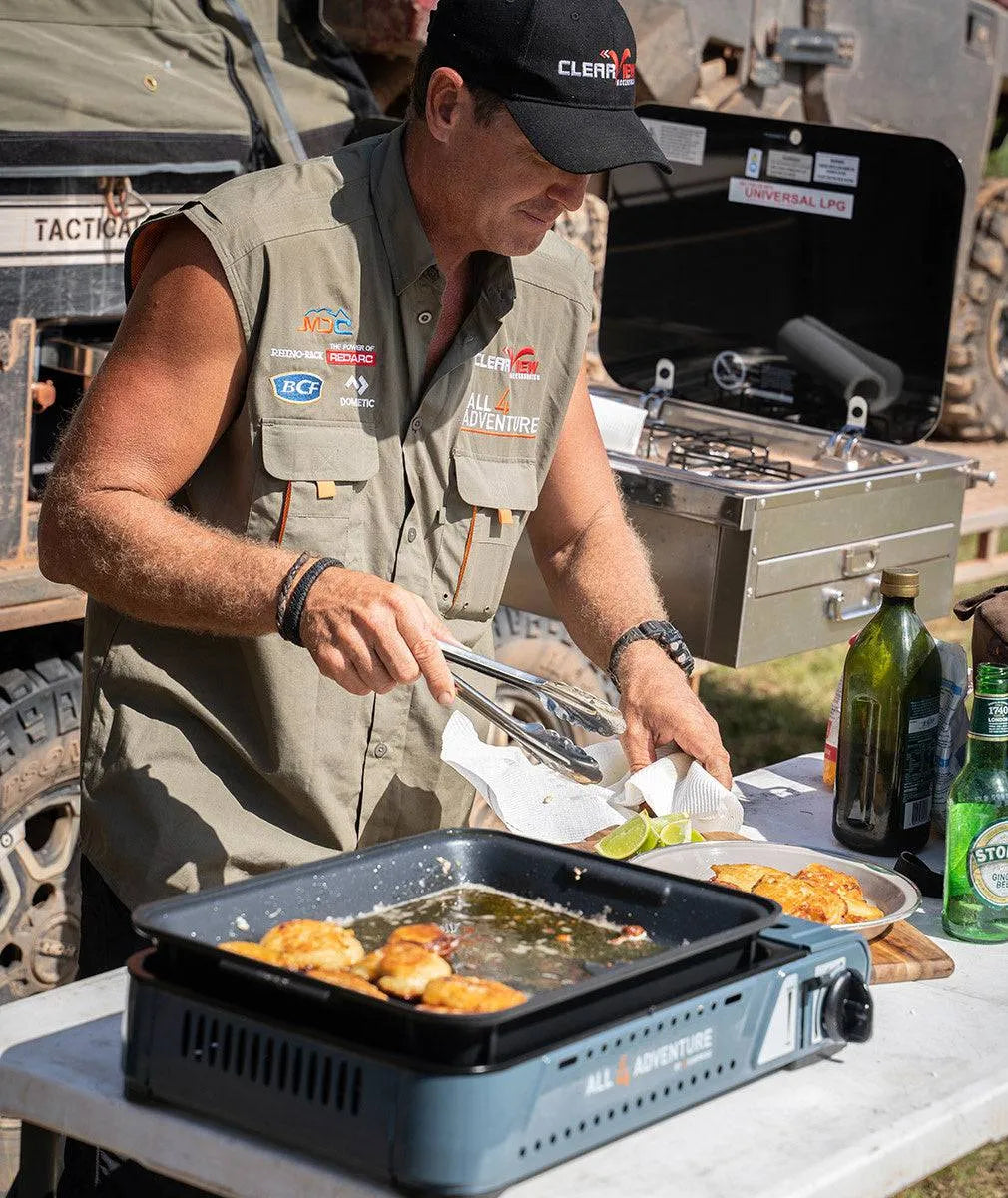 Grill Camping | All 4 Adventure CampBoss Camp Cooker sur Xperts4x4 Accessoires 4x4 Off-Road