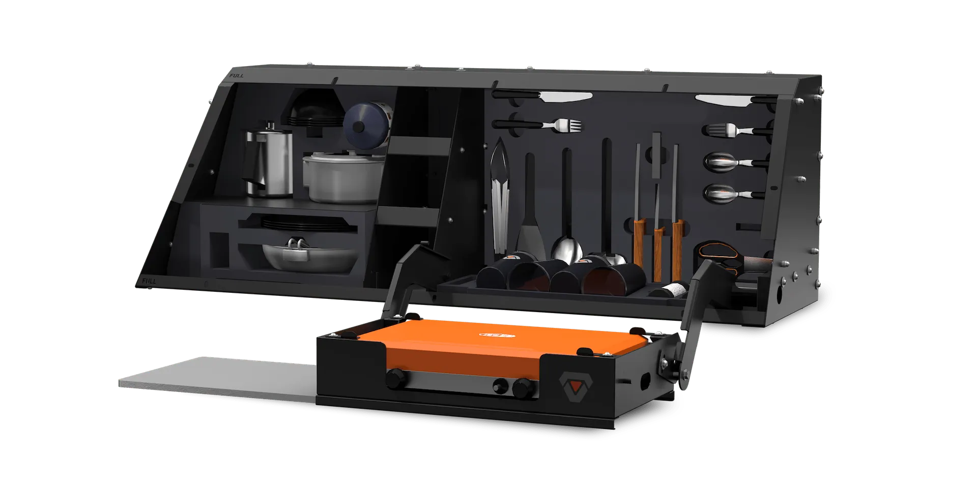 RSI SMART KITCHEN - Toyota & Ford - Double Cab - Right Side