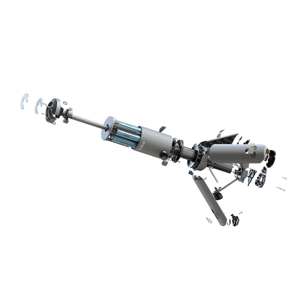 OuTask Lampe Télescopique LED Outdoor 720° - Noire sur Xperts4x4 Accessoires 4x4 Off-Road