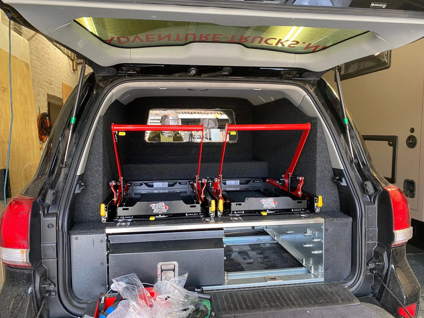 Plateau Coulissant/Basculant (Drop-slide) ClearView - Easy Slide sur Xperts4x4 Accessoires 4x4 Off-Road