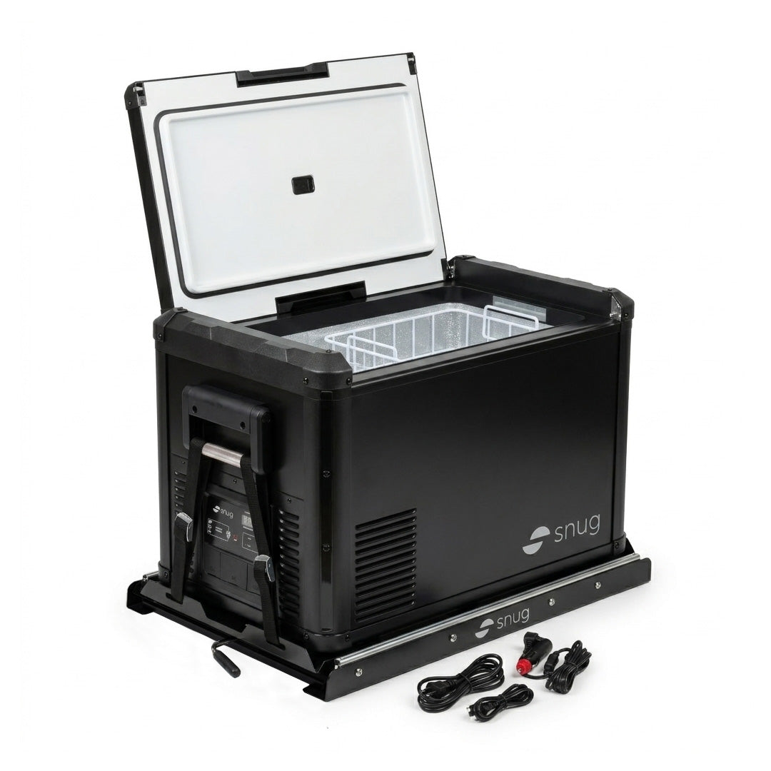Plateau Coulissant Frigo 45L SNUG Heavy-Duty - Glissière Aluminium sur Xperts4x4 Accessoires 4x4 Off-Road