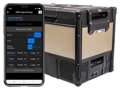 Refrigerateur/Congelateur ARB ZERO Portable | 96 Litres Dual-Zone sur Xperts4x4 Accessoires 4x4 Off-Road