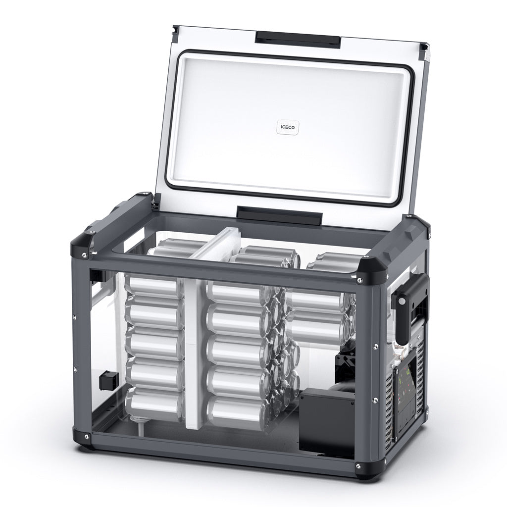 Refrigerateur/Congelateur ICECO 45L Double Compartiments - Gris sur Xperts4x4 Accessoires 4x4 Off-Road