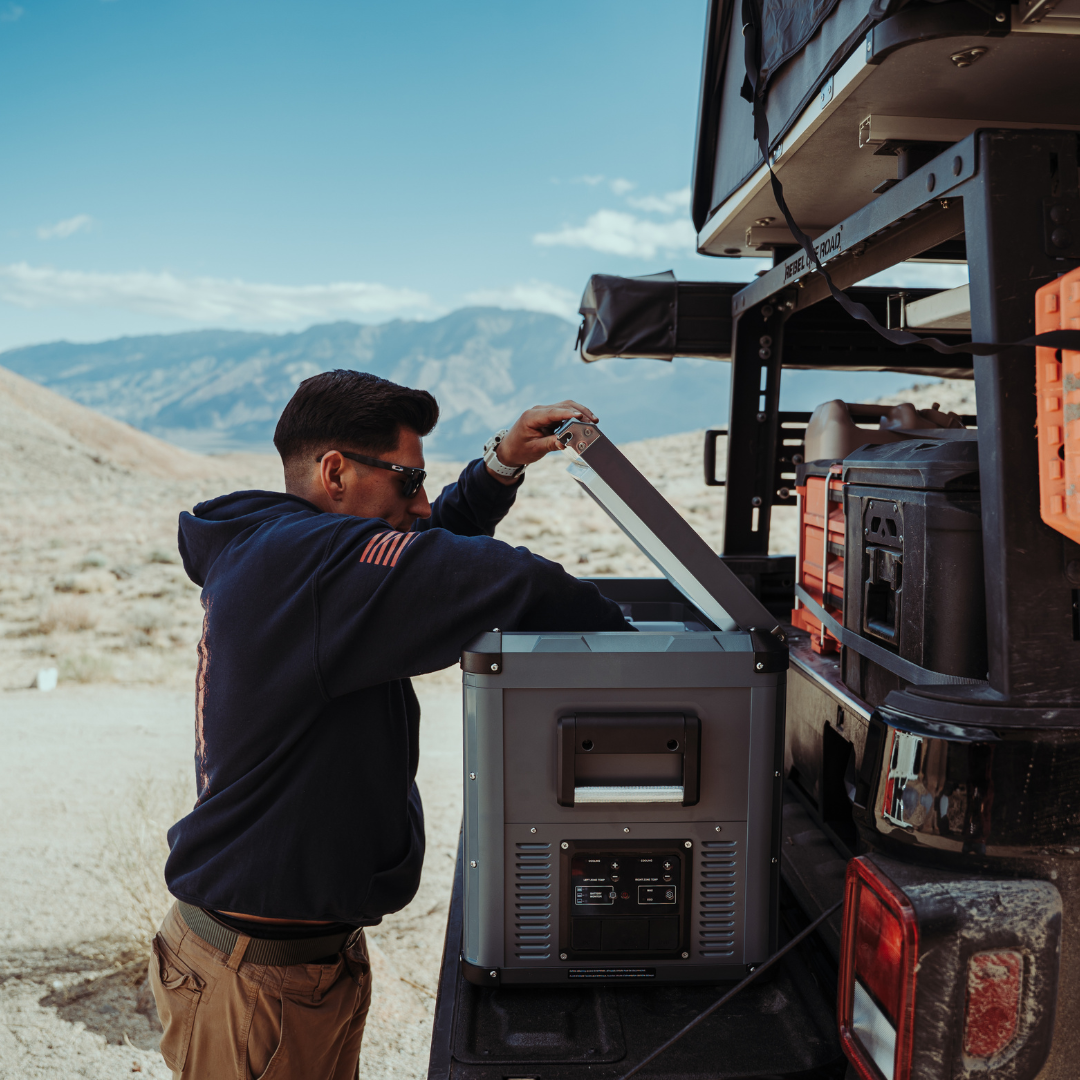 Refrigerateur/Congelateur ICECO 45L Double Compartiments - Gris sur Xperts4x4 Accessoires 4x4 Off-Road