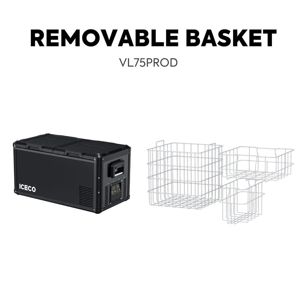 Refrigerateur/Congelateur ICECO 75L Double Compartiments - Gris sur Xperts4x4 Accessoires 4x4 Off-Road