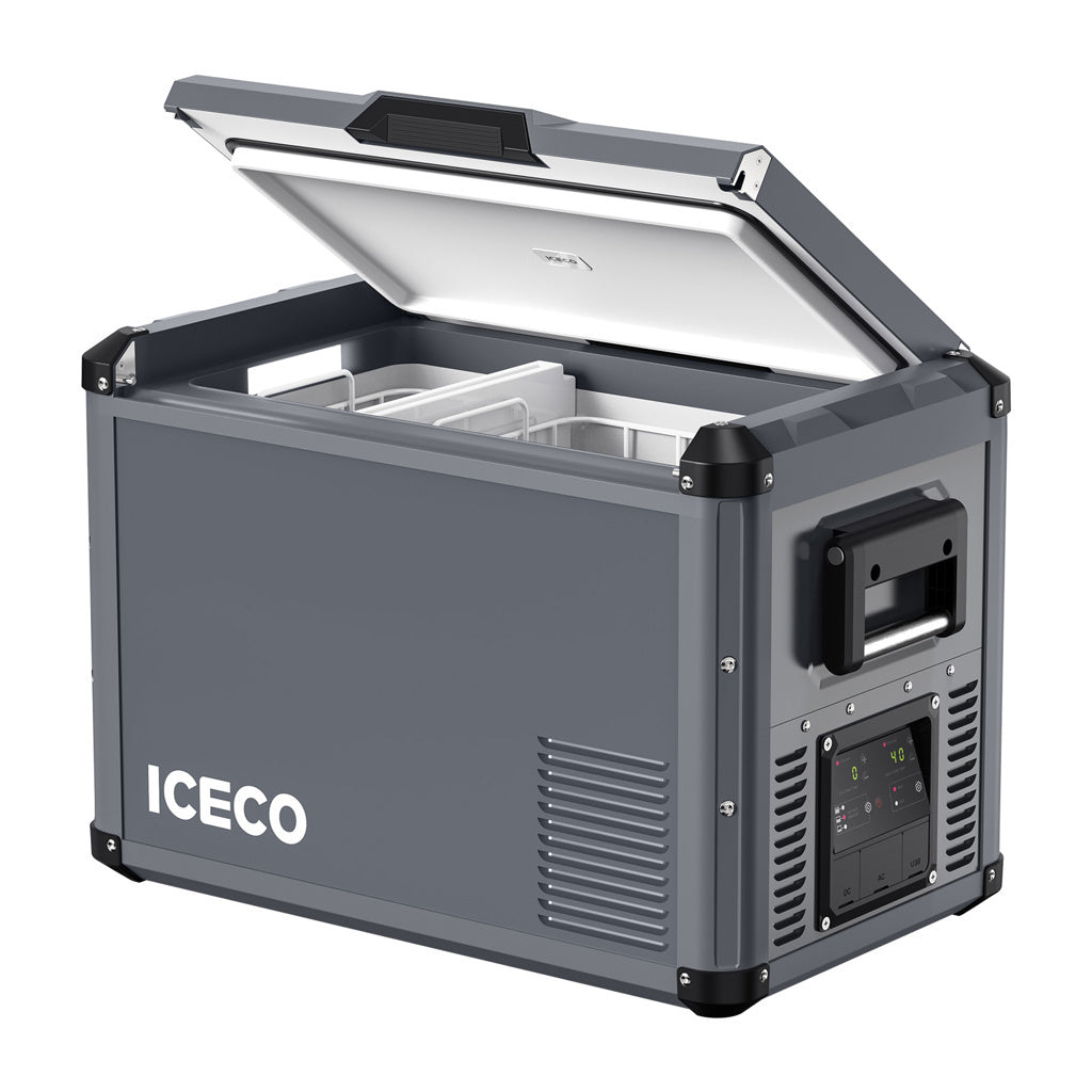 Refrigerateur/Congelateur ICECO 75L Double Compartiments - Gris sur Xperts4x4 Accessoires 4x4 Off-Road
