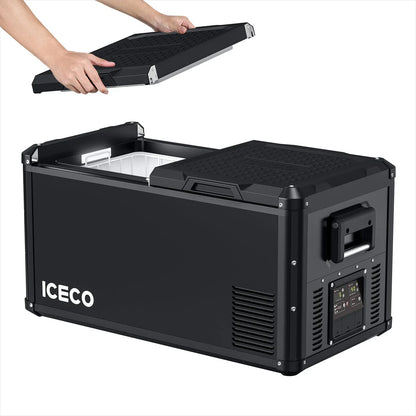 Refrigerateur/Congelateur ICECO 75L Double Compartiments - Noir sur Xperts4x4 Accessoires 4x4 Off-Road