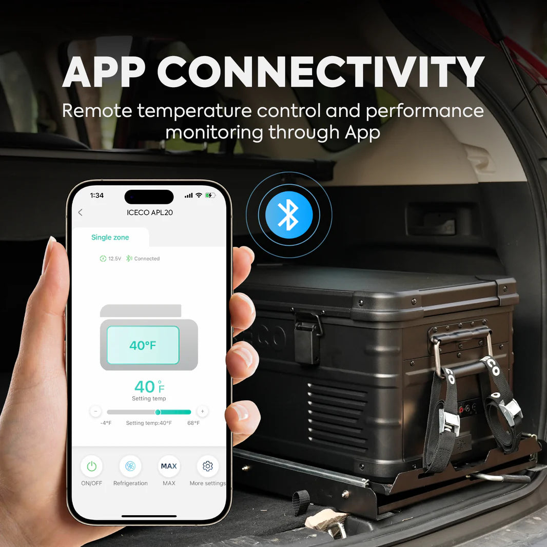 Réfrigérateur/Congélateur ICECO APL20 20L Black - Portable & Connecté sur Xperts4x4 Accessoires 4x4 Off-Road