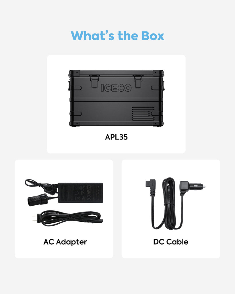 Refrigerateur/Congelateur ICECO APL35 35L Single Zone - Black sur Xperts4x4 Accessoires 4x4 Off-Road