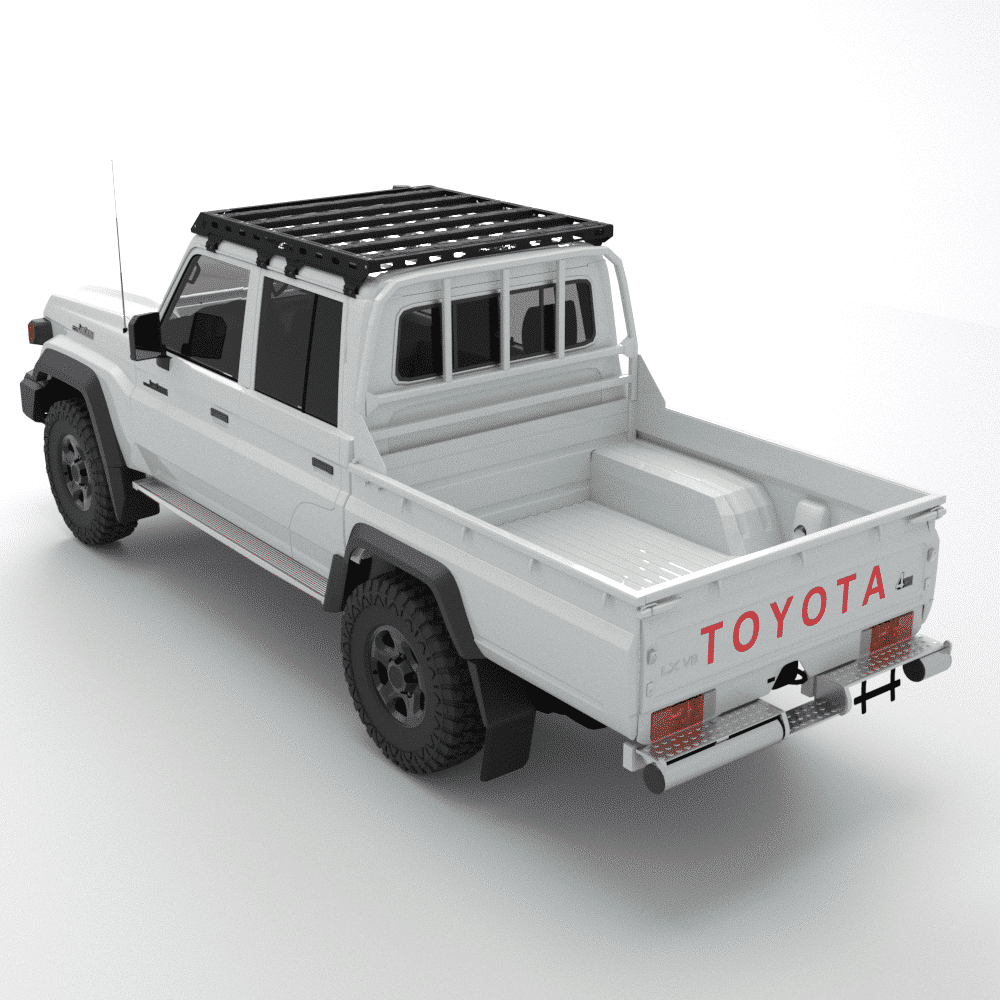 Galerie de toit Toyota Land Cruiser (79 Series) Double Cabine Predator Offroad sur Xperts4x4 Accessoires 4x4 Off-Road