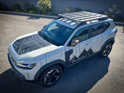Kit Galerie intégrale Pioneer 1500x1240mm Rhino-Rack - Dacia Duster 2024+ sur Xperts4x4 Accessoires 4x4 Off-Road