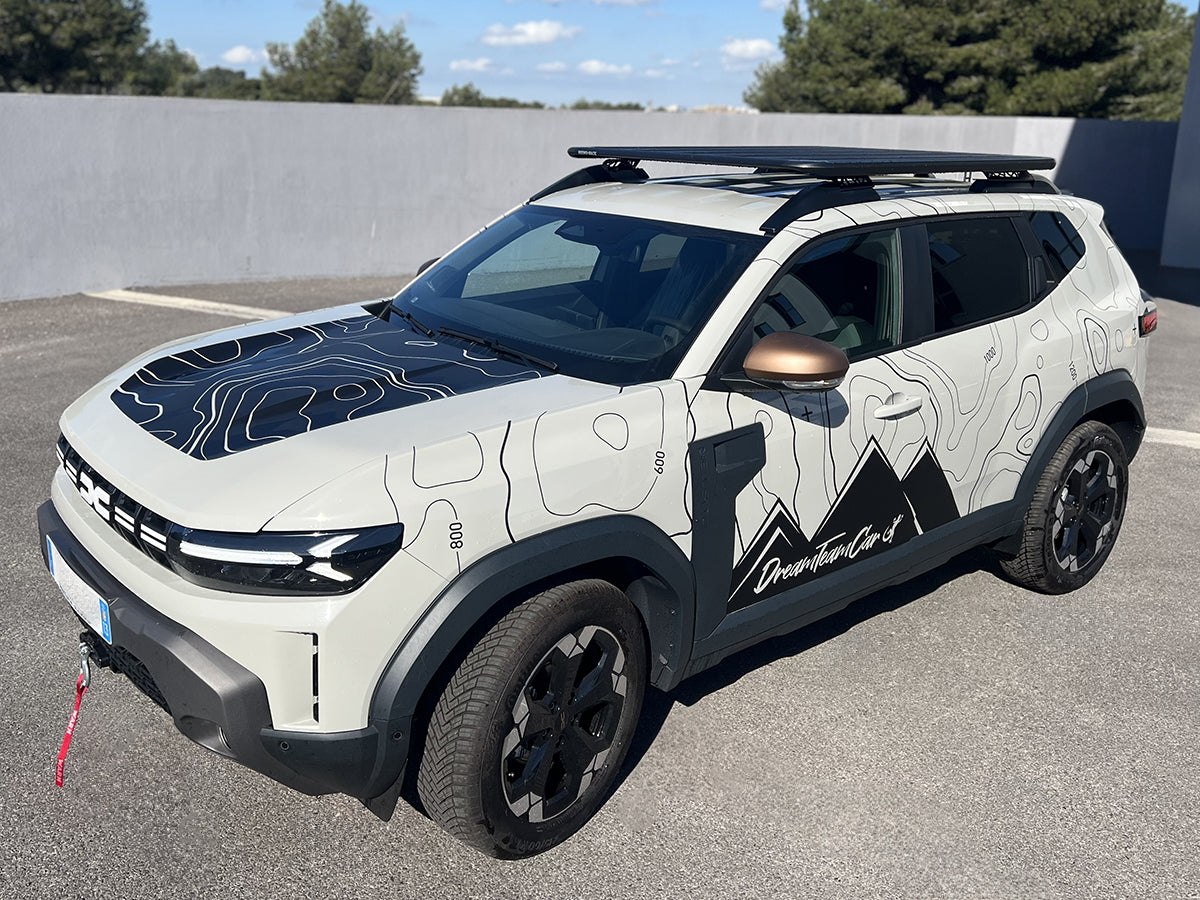 Kit Galerie intégrale Pioneer 1500x1240mm Rhino-Rack - Dacia Duster 2024+ sur Xperts4x4 Accessoires 4x4 Off-Road