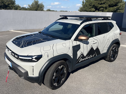 Kit Galerie intégrale Pioneer 1500x1240mm Rhino-Rack - Dacia Duster 2024+ sur Xperts4x4 Accessoires 4x4 Off-Road