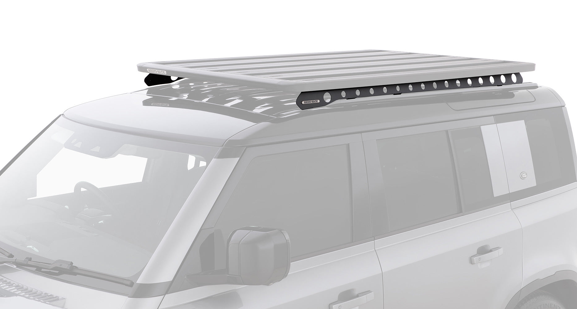 Kit Galerie Rhino-Rack Pioneer 1900x1240mm Land Rover Defender II 110 L663 2020+ sur Xperts4x4 Accessoires 4x4 Off-Road