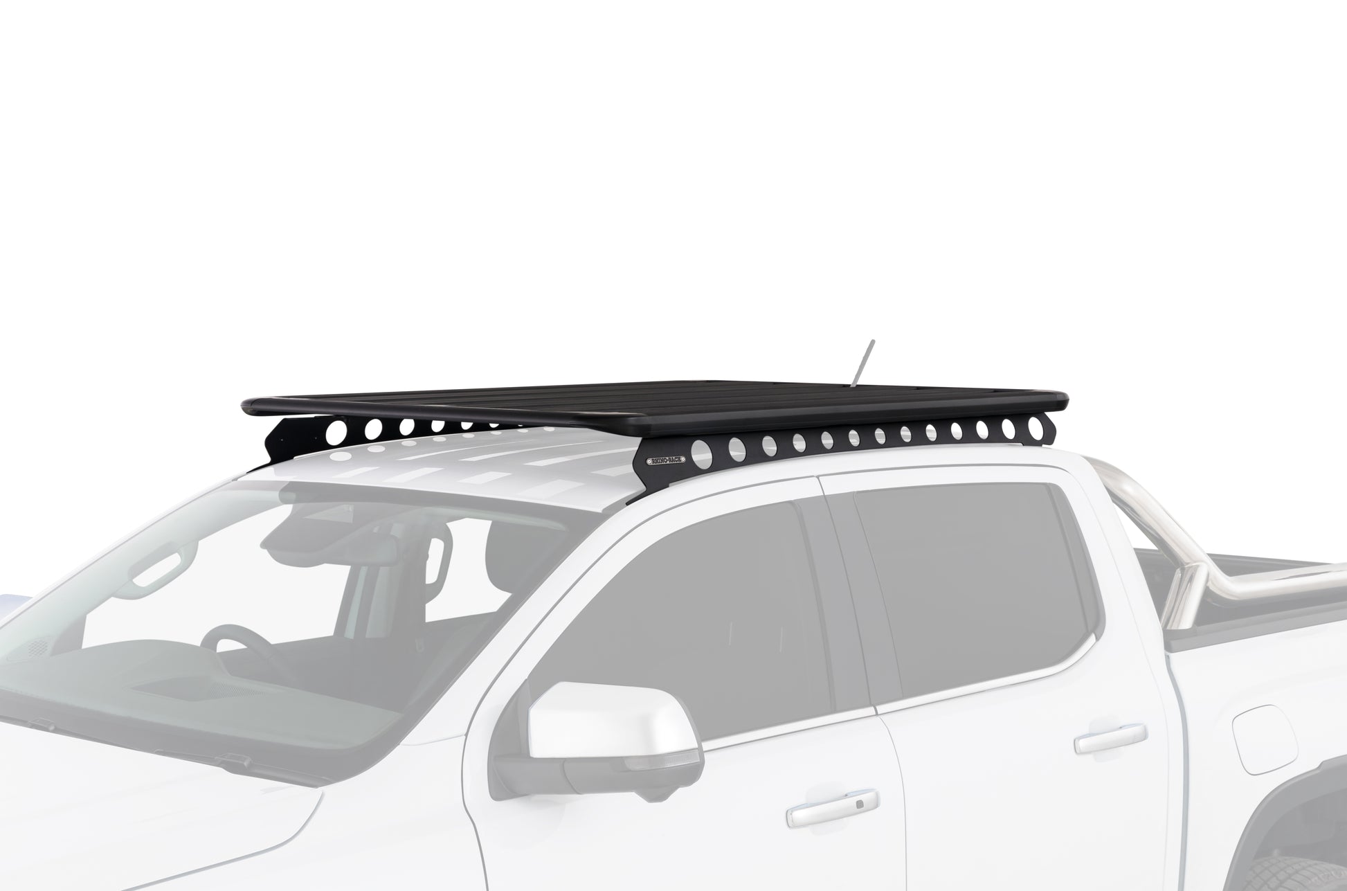Kit galerie de toit Rhino-Rack Pioneer 6 pour Isuzu D-Max 2012-2020 avec backbone, support robuste et surface de 1500x1240 mm