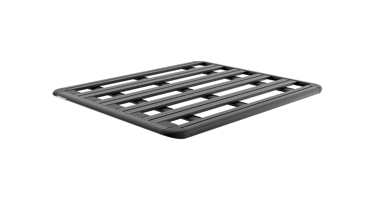Galerie de toit Rhino-Rack Pioneer 6 pour Toyota Hilux Vigo Double Cab 2005-2015, 1500x1240mm, vue de profil.