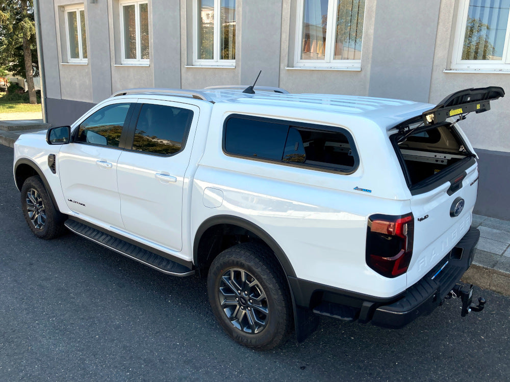 Hardtop Aeroklas avec Fenêtres Coulissantes Ford Ranger/Raptor 2023+ NEXT GEN sur Xperts4x4 Accessoires 4x4 Off-Road
