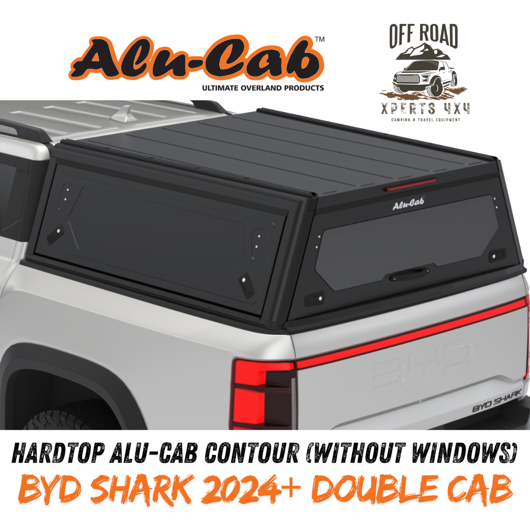 Hardtop Alu-Cab Contour BYD Shark 2024+ Double Cab sur Xperts4x4 Accessoires 4x4 Off-Road