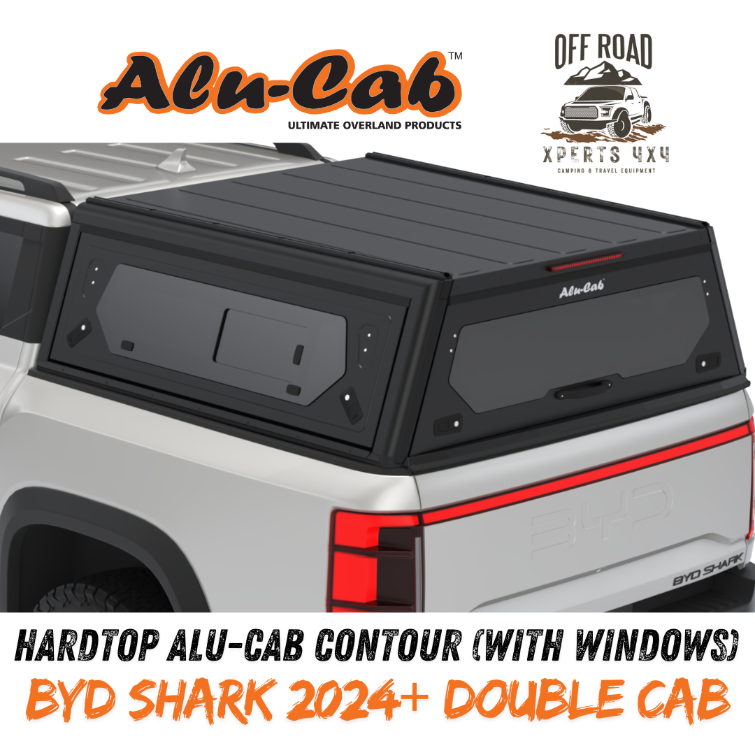Hardtop Alu-Cab Contour BYD Shark 2024+ Double Cab sur Xperts4x4 Accessoires 4x4 Off-Road