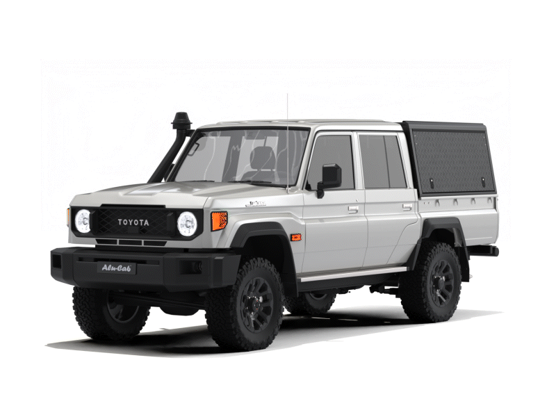 Hardtop Alu-Cab Explorer 3 Toyota Land Cruiser 79 Double-Cab sur Xperts4x4 Accessoires 4x4 Off-Road