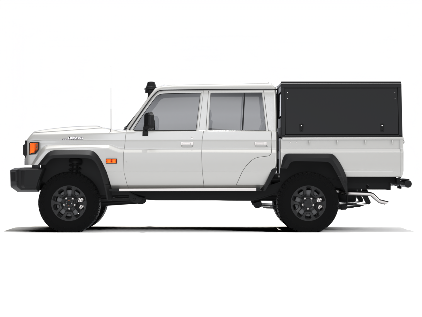 Hardtop Alu-Cab Explorer 3 Toyota Land Cruiser 79 Double-Cab sur Xperts4x4 Accessoires 4x4 Off-Road