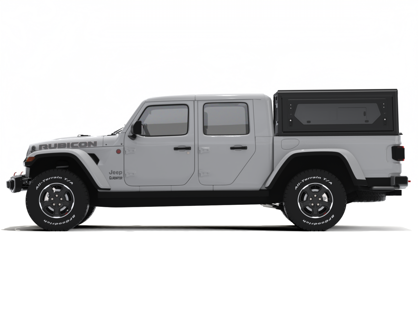 Hardtop Jeep Gladiator JT 2019+ | Alu-Cab Contour | Aluminium Noir sur Xperts4x4 Accessoires 4x4 Off-Road