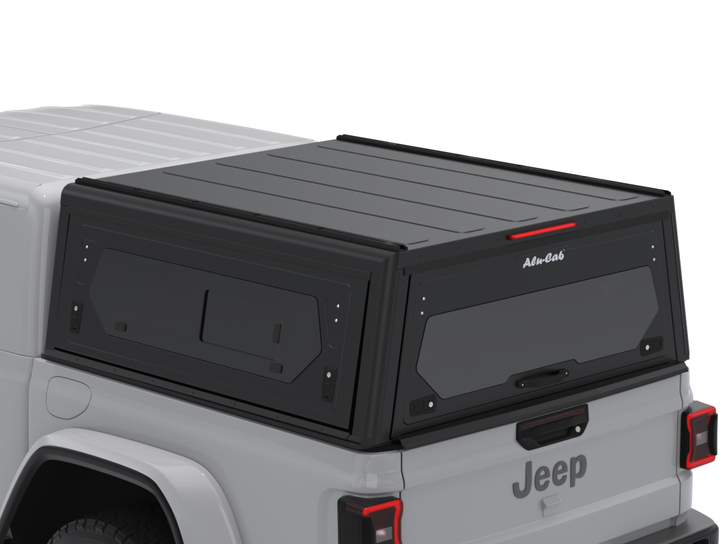 Hardtop Jeep Gladiator JT 2019+ | Alu-Cab Contour | Aluminium Noir sur Xperts4x4 Accessoires 4x4 Off-Road